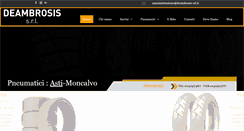 Desktop Screenshot of deambrosispneumatici.com